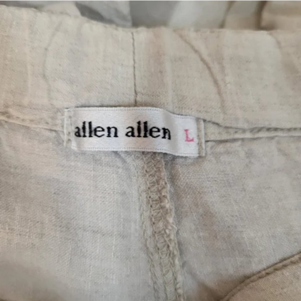 Allen Allen Drawstring Linen Pants - Picture 2 of 6